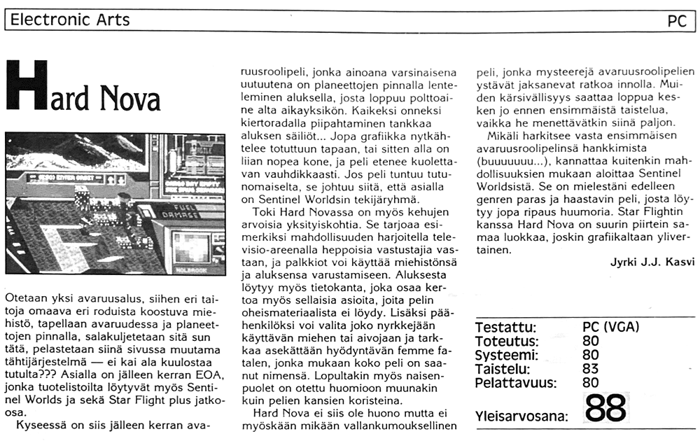 Hard Nova